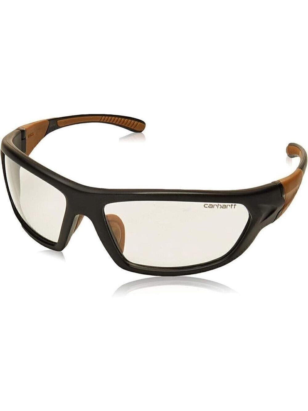 CARHARTT Construction Shooting Safety Glasses Black Anti-Fog Polycarbonate Lens